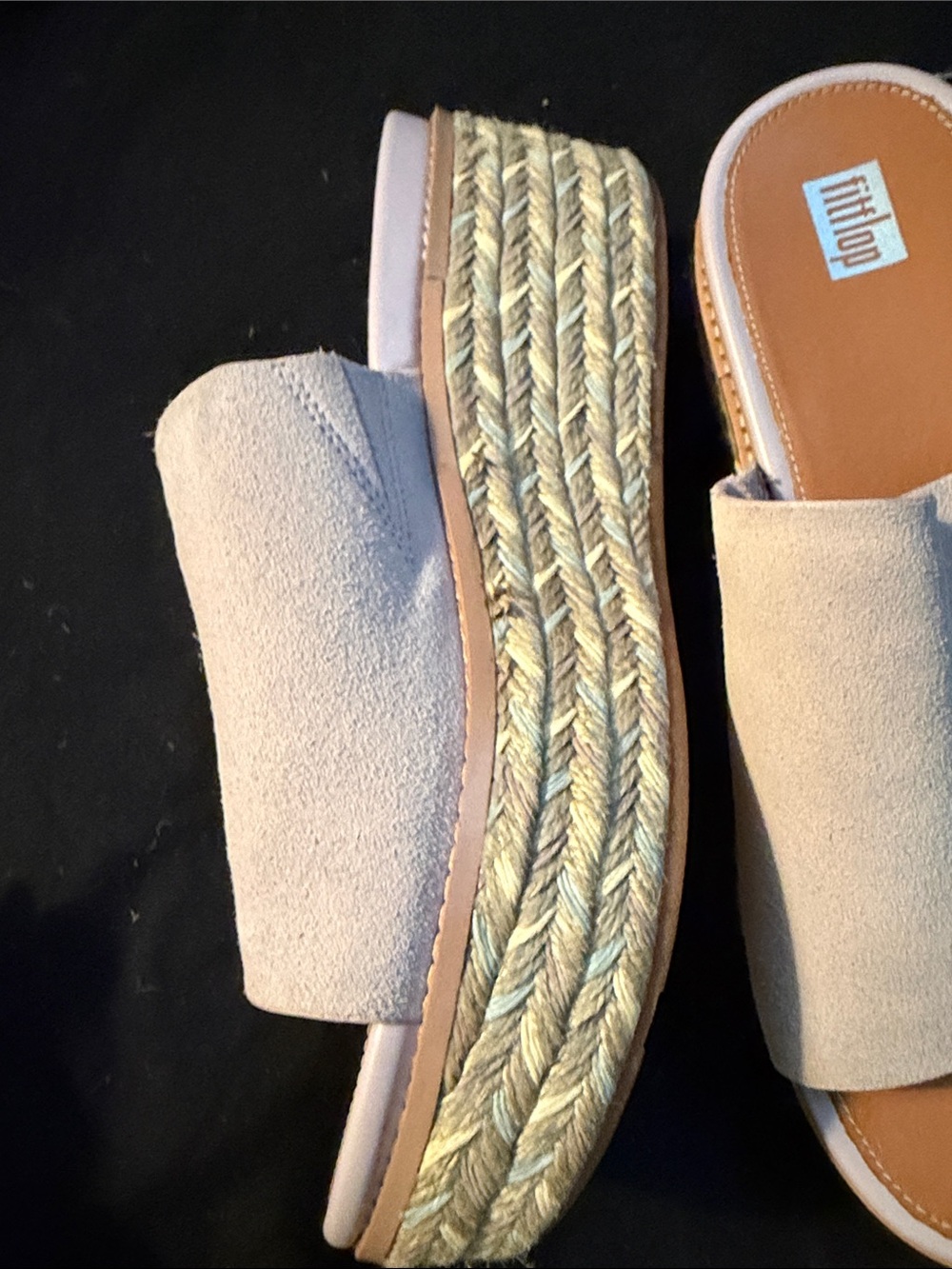 Fitflop Pale Beige Slide Mules - Picture 13 of 15